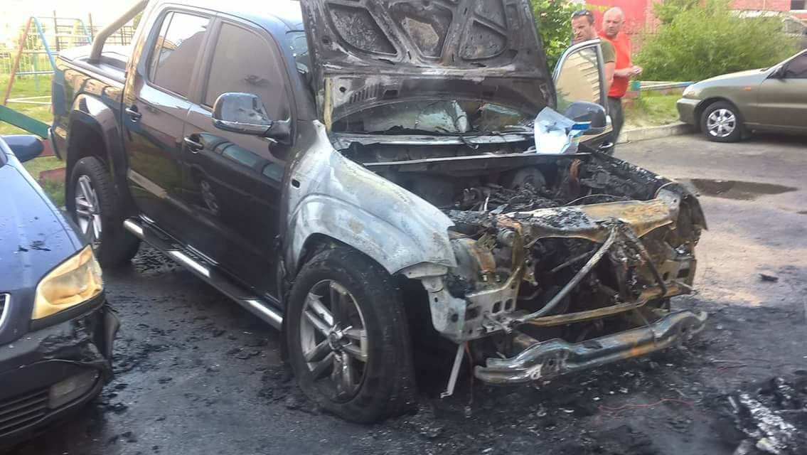 Автомобіль належить родині сина Лапіна / Facebook Ігоря Лапіна Автомобіль належить родині сина Лапіна / Facebook Ігоря Лапіна