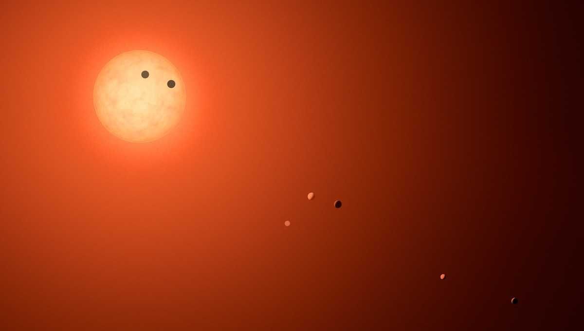 Астрономи розповіли про появу семи планет системи TRAPPIST-1 / фото naked-science.ru Астрономи розповіли про появу семи планет системи TRAPPIST-1 / фото naked-science.ru