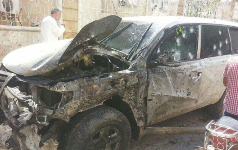 Вибух прогримів біля мечеті Абі Зір Аль-Гаффари / фото twitter.com/todayinsyria Вибух прогримів біля мечеті Абі Зір Аль-Гаффари / фото twitter.com/todayinsyria