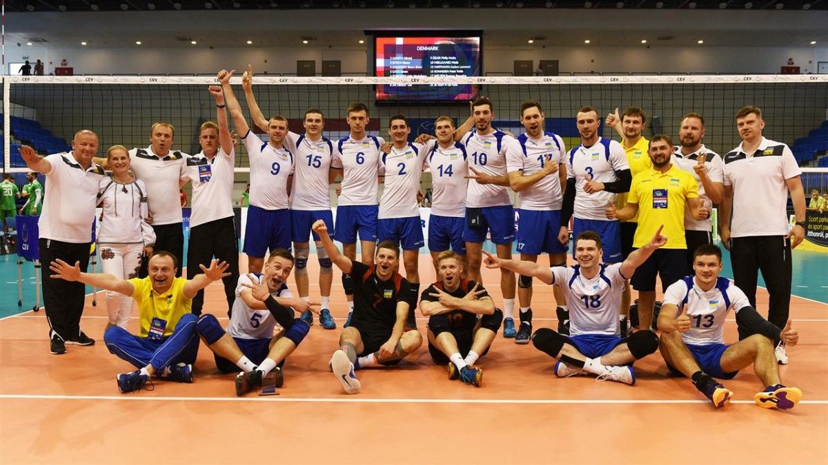 Сборная Украины заняла первое место в своей группе Евролиги / cev.lu Сборная Украины заняла первое место в своей группе Евролиги / cev.lu