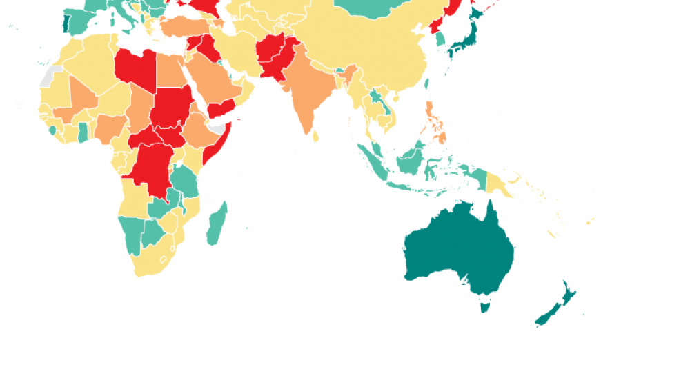 Ukraine ranks 154th in 2017 Global Peace Index | UNIAN