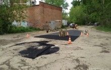 "Пам'ятник своєму маразму": у Росії посеред дороги закатали в асфальт старий пеньок (фото)