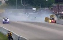 Гоночний автомобіль вибухнув на швидкості понад 500 кілометрів за годину, гонщиця вижила дивом (відео)