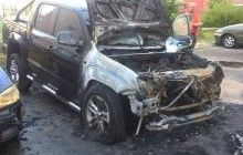 В Луцке подожгли автомобиль семьи нардепа (видео)