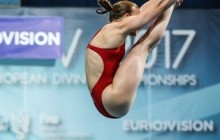 На чемпіонаті Європи зі стрибків у воду в Києві розіграний третій комплект медалей