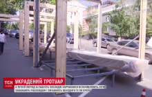 Террасы ресторанов и кафе отбирают у пешеходов тротуарное пространство (видео)