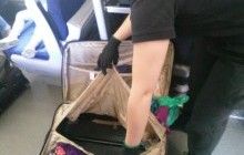 В Польше задержали украинку, которая пыталась провести в чемодане 8-летнего сына