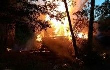 У Києві сталася пожежа на території кіностудії ім. Довженка (фото, відео)