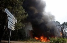 В Португалии разбился пожарный самолет