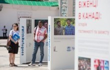У Києві відкрилась фотовиставка з нагоди Міжнародного дня біженця (фоторепортаж)