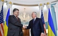 Poroshenko, Tillerson coordinate positions on ending Russian aggression in Donbas