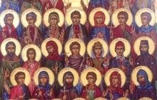 Афонський мученик Феофан, під час страти якого небі з'явився білий птах (рос.)