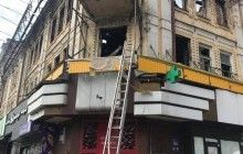 В бывшем гастрономе на Крещатике снова произошло возгорание (фото)
