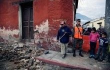 Во время землетрясения в Гватемале пострадали исторические памятники