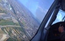 Опубліковано кадри з маневрами українського Ан-132D у спекотному небі Парижа (відео з кабіни пілота)