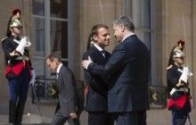 Порошенко почав переговори з Макроном у Парижі (фото, відео)