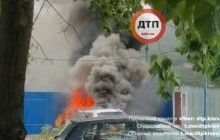 У Києві вибухнув автомобіль (фото)