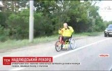 Українець з інвалідністю намагається встановити унікальний рекорд з триатлону (відео)