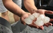 На Кубани выпал град диаметром до 5 см (фото)