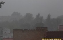В Луцке бушует буря (фото, видео)