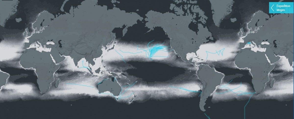 Наиболее загрязненной является северная часть Тихого океана / app.dumpark.com