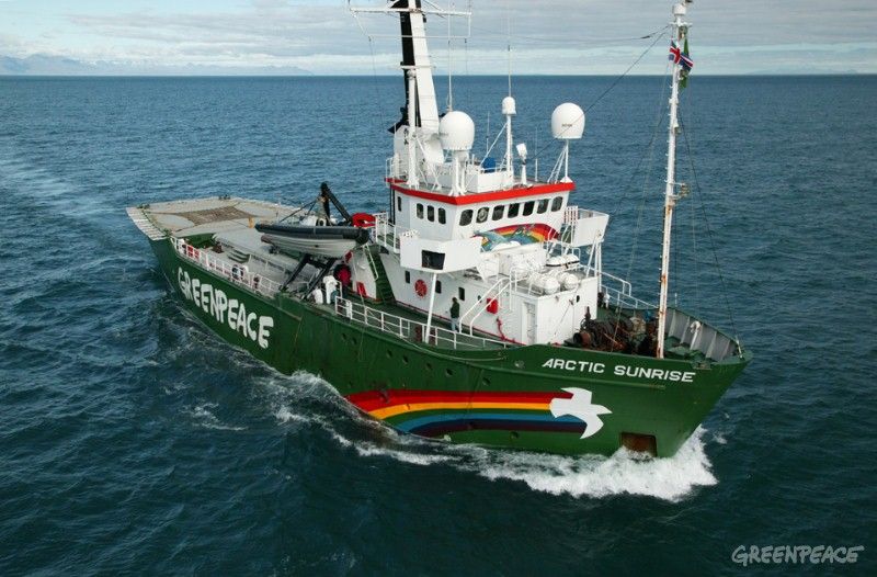 Арестованное судно организации / фото Greenpeace USA