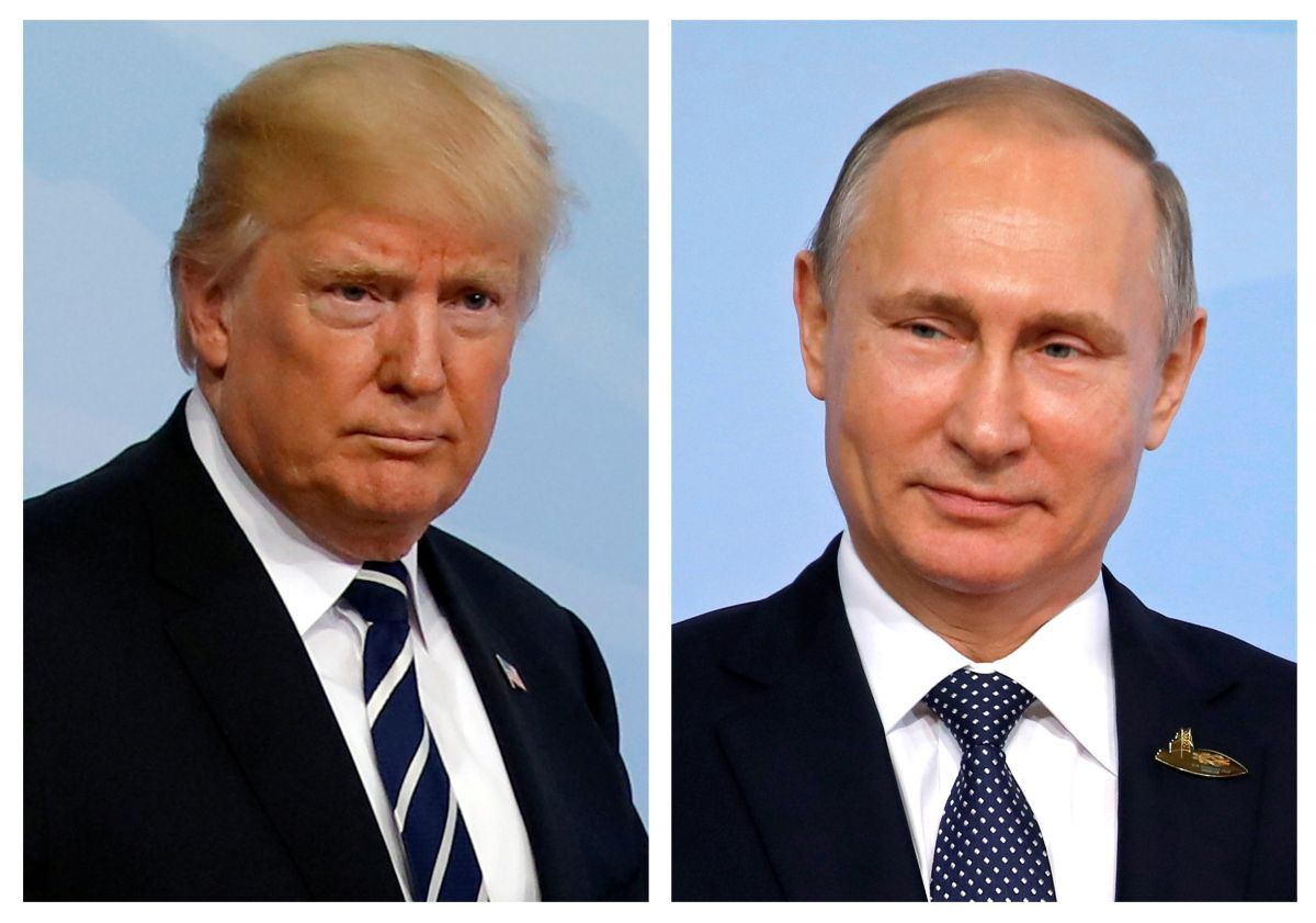 Дональд Трамп и Владимир Путин / фото REUTERS