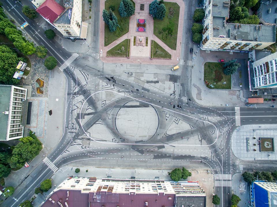 Нова розмітка у Житомирі / фото zt-rada.gov.ua Нова розмітка у Житомирі / фото zt-rada.gov.ua