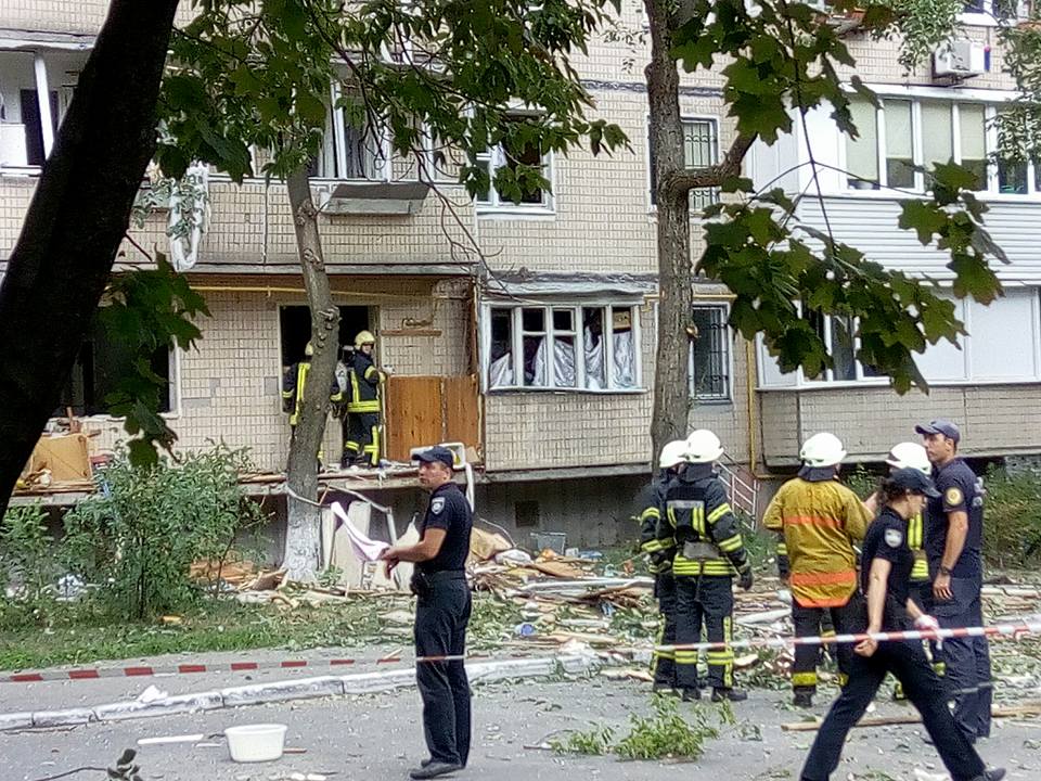 Вчера в многоэтажке Киева прогремел мощный взрыв / facebook.com/gozirka/