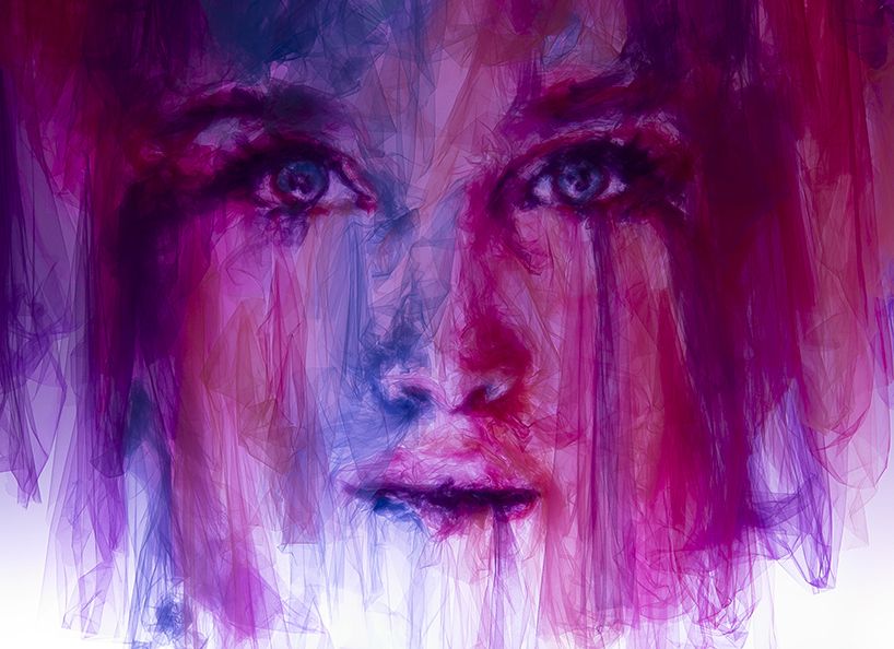 Портреты и пейзажи художник создает из ткани / фото Mirror Портреты и пейзажи художник создает из ткани / фото Mirror