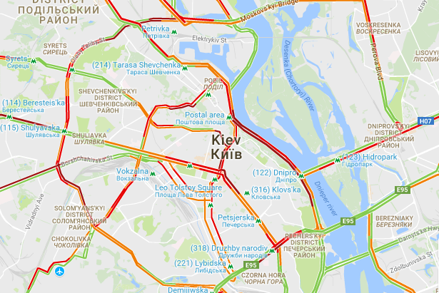 Пробки в Киеве / infoportal.kiev.ua Пробки в Киеве / infoportal.kiev.ua