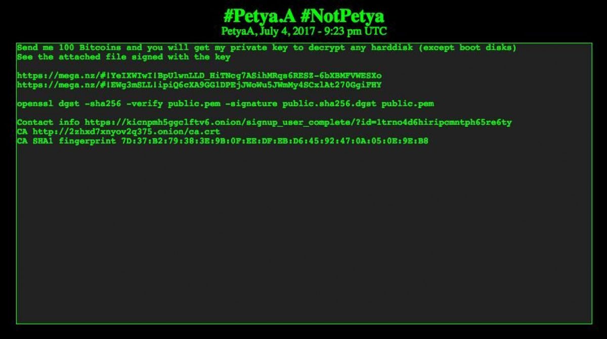 Массовая атака вируса Petya.A: предполагаемые хакеры сделали первое  заявление | УНИАН