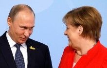 Путин и Меркель обсудили транзит российского газа через Украину