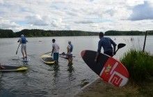 В Житомире начали социальный проект для молодежи: отныне в гидропарке можно заниматься серфингом