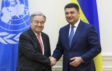 Генеральний секретар ООН обіцяє забезпечувати підтримку миру в Україні