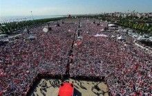 "Марш справедливости": в Стамбуле сотни тысяч человек вышли на акцию протеста против Эрдогана (фото)