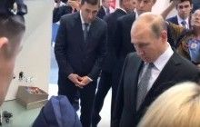 "Ти про мене теж подумав": Путін похвалився перед хлопчиком-винахідником (відео)