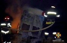 На Тернопільщині перекинувся та загорівся автомобіль