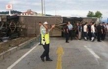 В Турции перевернулся автобус с детьми: 36 человек травмированы