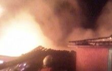 На Житомирщине спасатели ликвидировали пожар в хозяйственном здании
