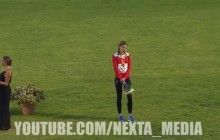 Белорусская легкоатлетка ушла с пьедестала из-за ошибки с гимном (видео)