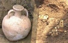 Скіфське золото та стародавня амфора: які унікальні артефакти знайшли археологи на Полтавщині (відео)