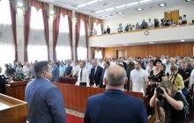 У Житомирі вручили державні відзнаки жителям області - учаснику АТО, лікарю, інженеру, аграрію та працівнику сфери послуг (фото)