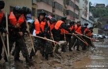 Жертвами наводнений в Китае стали восемь человек