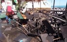Пожар в Одессе: в Аркадии возле известного ночного клуба сгорела пиццерия (фото, видео)
