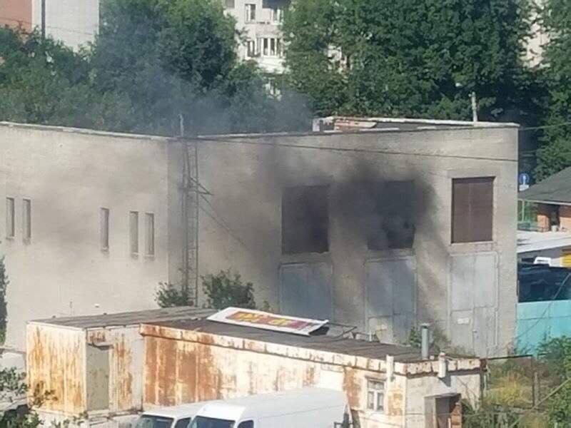 Задымление на электроподстанции / Варта-1 Задымление на электроподстанции / Варта-1