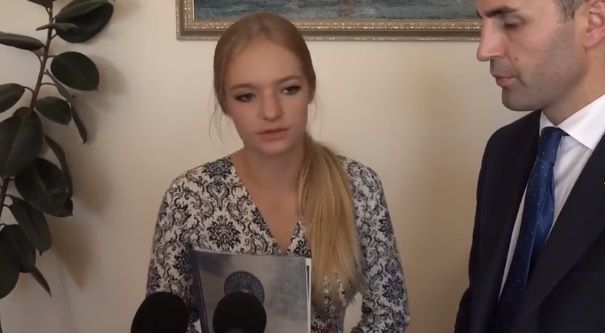 Дочь Пескова побывала в аннексированном Крыму / Скриншот Дочь Пескова побывала в аннексированном Крыму / Скриншот