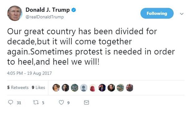 Перший твіт Трампа з помилкою / twitter.com/becket Перший твіт Трампа з помилкою / twitter.com/becket