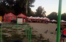 Появилось видео смертельной перестрелки на пляже в Полтаве