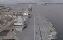Фотограф непомітно посадив квадрокоптер на авіаносець ВМФ Британії (відео)